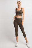 Capri Length Leggings w/ Pockets