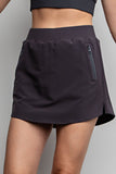 Strech Woven Fleece Oversize Skort