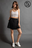 Linen Wrap Skort