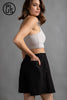 Linen Wrap Skort