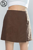 Linen Wrap Skort
