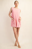 Cotton Poly Romper