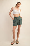 Crinkle Woven Short