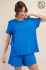 Cotton Club Short Sleeve Top & Shorts Set