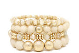 4 Row Ccb Sand Beads Stretch Br