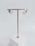 Twisted Metal Hoop Earring