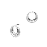 Tt 2 Line Circle Earring