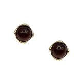 Topaz Resin Post Earring