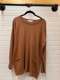 Viscose Front Pockets Sweater