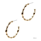 Dots On Hoop Earring