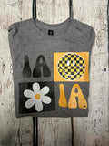 Retro Iowa 4 Squares Tee