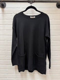 Viscose Front Pockets Sweater