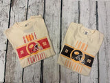 Vintage Black & Gold Iowa Football Tee