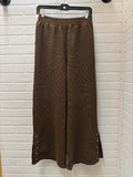 Ribbed Knit Wide Leg Pants