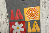 Retro Iowa 4 Squares Tee