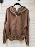 Zip-up Fleece Hoodie Jacket