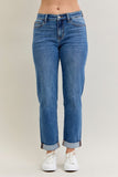 Judy Blue - Mid Rise Boyfriend Classic Cuffed