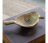 Textured Gold Bird Dish