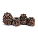 Pine Cone Taper Candle Holder 9"L X 3"H Resin