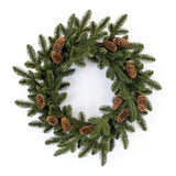 Pine Wreath 22"d Plastic