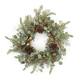 Pine And Eucalyptus Wreath 22"d Plastic