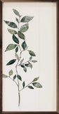 Distressed Leaf Two 8x24