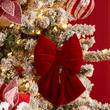 Bow Ornament 11"h Fabric