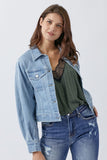 Risen -Balloon Sleeve Denim Jacket