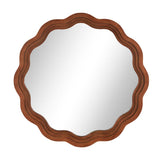 Wood Wall Mirr - Dimensions: 31(L) x 1.6(W) x 31(H)