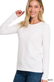 Crew Neck Long Sleeve T-Shirt