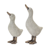 Duck 8.25"H, 10.375"H Resin