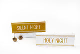 12X4 Silent Night  Holy Night Box Sign