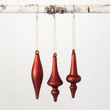 Glass Finial Ornament