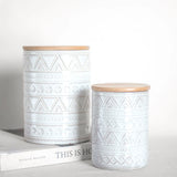 Boho Ceramic Canisters