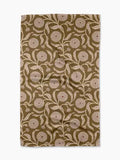 Falling Flowers Tea Towel