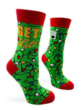 Get Lit Women's Novelty Crew Socks