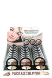 Jk Cosmetic Face And Sculptor Highlighter And Bronzer Pressed Powder