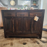 Harlow Accent Cabinet 4 Doors 3drw W/rg 46.8x17.7x35.3h (119x45x90cm) - LOCAL PICKUP ONLY!!