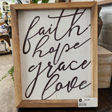 Faith Hope Grace Love