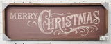 Vintage Merry Christmas R 8x24