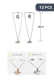 Double Heart Pierce Arrow Chain Choker Necklace