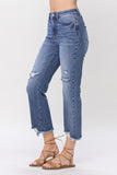 Judy Blue - High Waist Destroy Cropped Straight