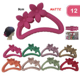 Flower Matte Hair Clip