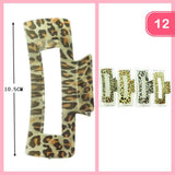 Leopard Hair Claw Clip