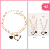 Heart Charm Bracelet