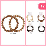 Wood Beaded Stackable Bracelet