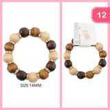 Wooden Rhinestone Bracelet