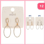Rhinestone Dangle Earring