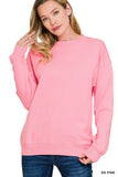 Fleece Crewneck Pullover Sweatshirts