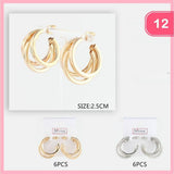 Layered Hoop Earrings